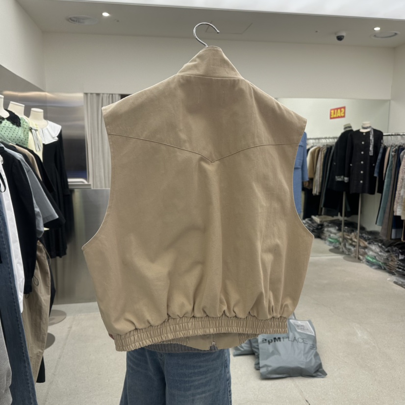 ANNA VERRY-P韓國直郵㊣東大門實拍女裝新品時尚馬甲口袋ESCHER馬甲