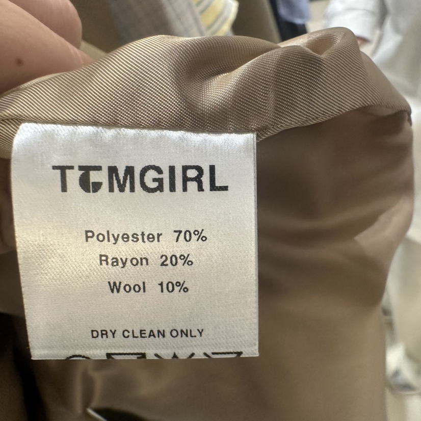 TOMGIRL韓國直郵㊣東大門實拍女裝新品職業推薦熱賣時尚夾克TOMGIRL夾克