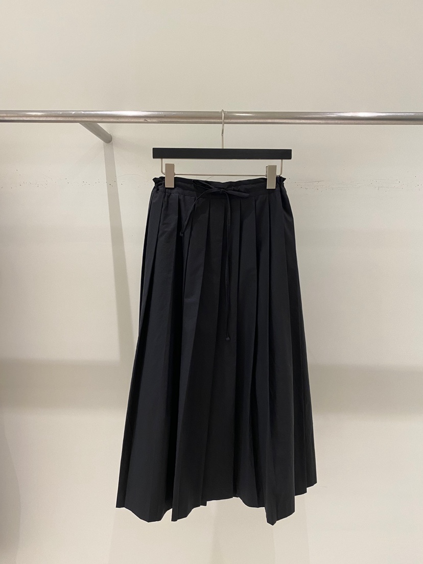 WELL KNOWN韓國直郵㊣女裝新品休閑人氣職業推薦長裙棉質褶皺BANEL長裙圖色2