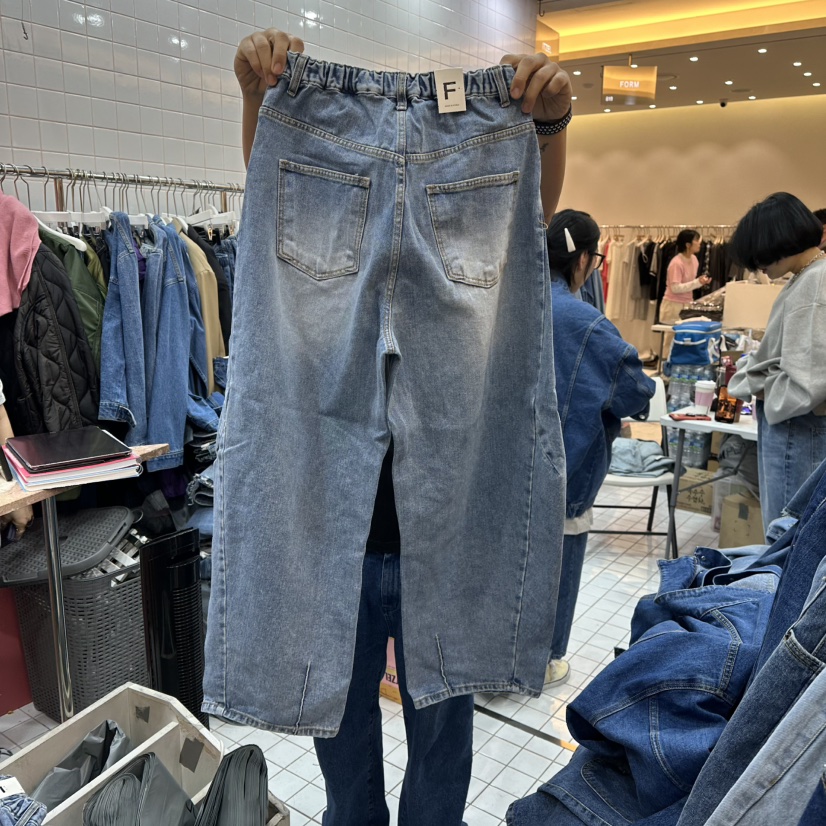 ITZEL韓國直郵㊣女裝新款休閑推薦人氣25春夏職業時尚牛仔褲ITZEL牛仔褲
