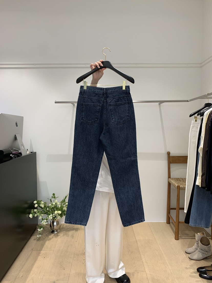 FOUNDERS韓國直郵㊣東大門實拍女裝新款休閑熱賣時尚牛仔褲FOUNDERS牛仔褲