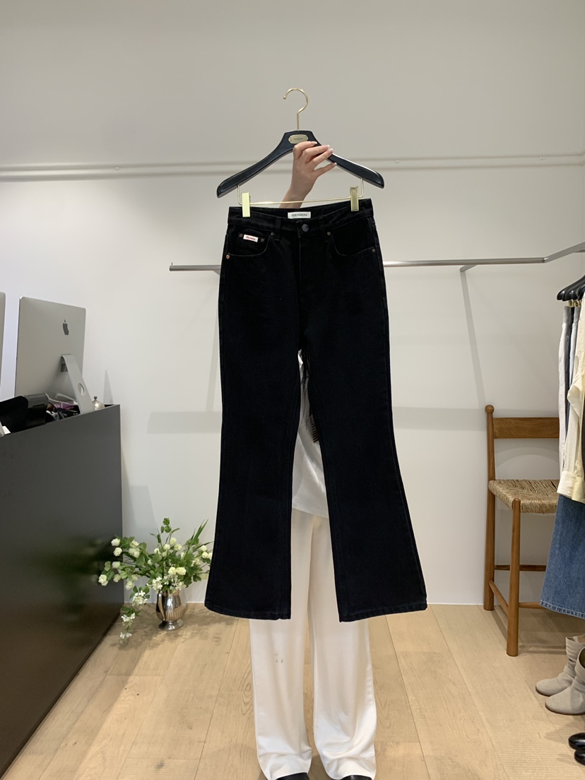 FOUNDERS韓國直郵㊣東大門實拍女裝新品推薦25春夏熱賣牛仔褲SIHO ARCHIVE牛仔褲圖色1