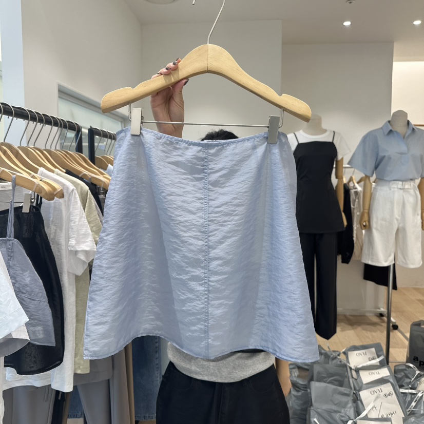 OVU韓國㊣直郵東大門代購女裝新品時尚休閑人氣熱賣推薦短裙OVU短裙圖色2