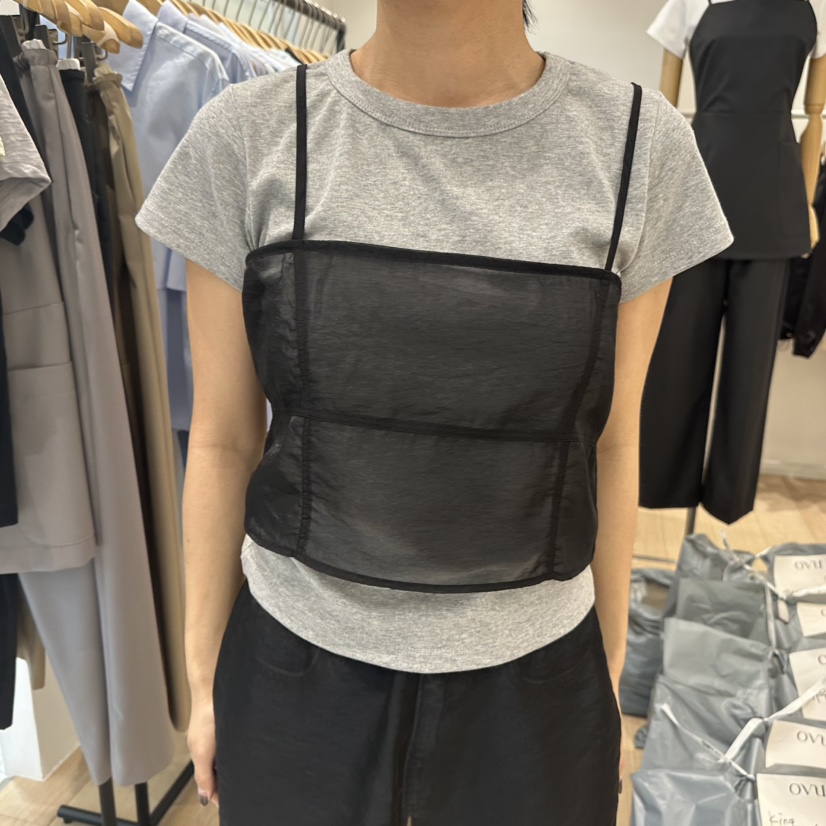 OVU韓國直郵㊣女裝新款25春夏人氣推薦熱賣時尚吊帶背心緊身OVU吊帶/背心圖色3