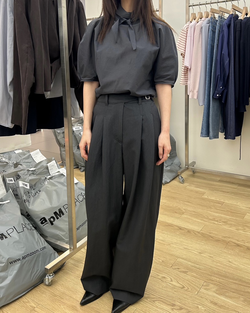 UTRE直郵韓國代購㊣女裝新款人氣休閑熱賣時尚25春夏休閑褲UTRE休閑褲