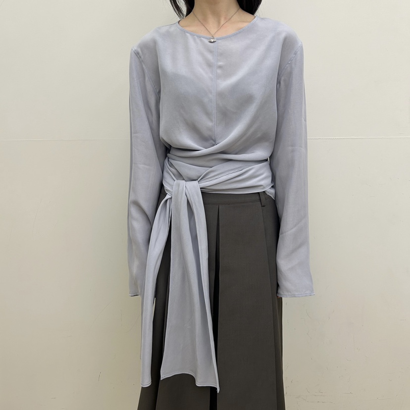 UTRE韓國直郵㊣女裝新品25春夏熱賣人氣休閑襯衫蕾絲衫長款UTRE襯衫/蕾絲衫