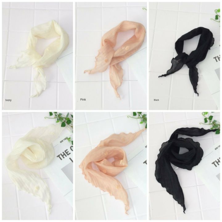 EBADA直郵韓國代購㊣女裝新品25春夏休閑職業熱賣圍巾披肩棉質EBADA圍巾/披肩