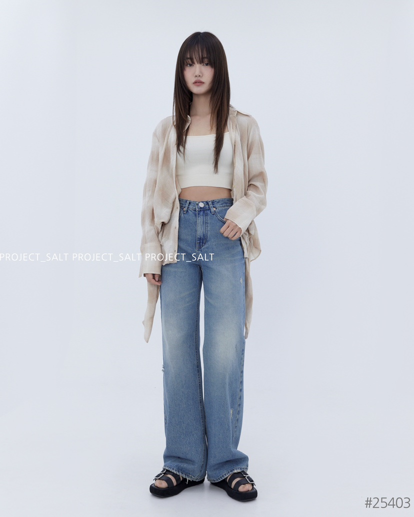 PROJECT SALT韓國直郵㊣女裝新品推薦牛仔褲PROJECTSALT牛仔褲