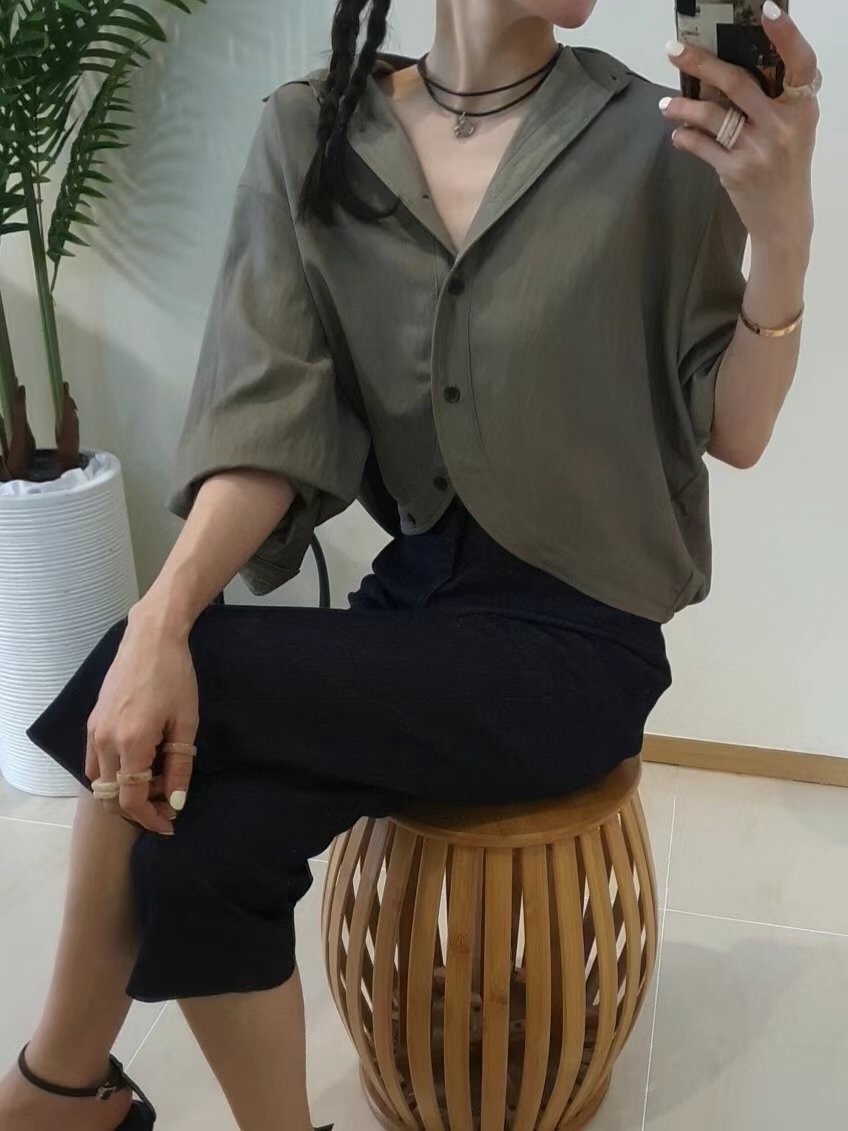 GENTLE B韓國直郵㊣東大門實拍女裝新款推薦休閑襯衫蕾絲衫GENTLE B襯衫/蕾絲衫