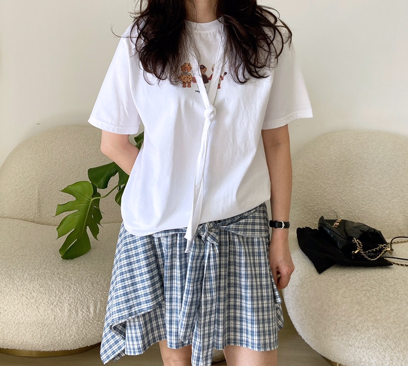 HANNA-A韓國直郵㊣女裝新品推薦職業休閑25春夏人氣時尚T恤HANNAT恤