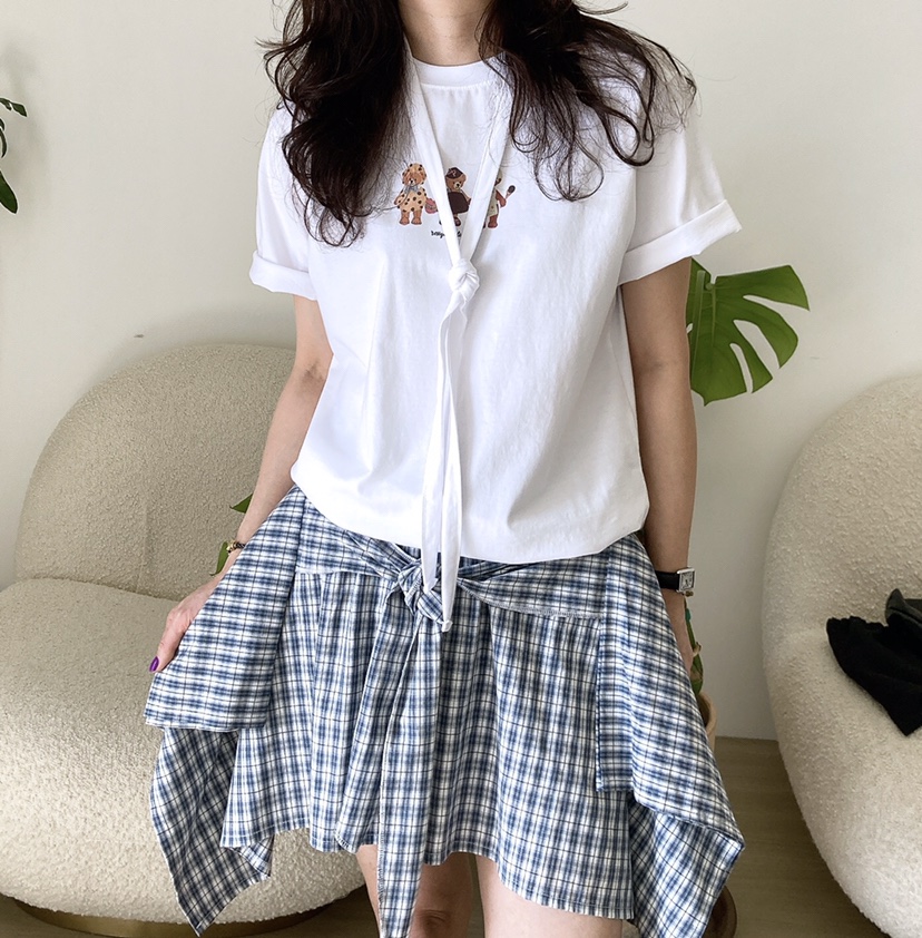 HANNA-A韓國直郵㊣女裝新品推薦職業休閑25春夏人氣時尚T恤HANNAT恤