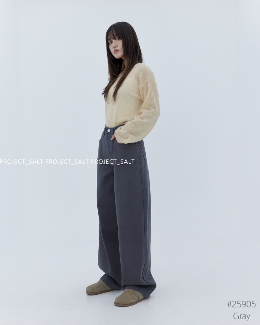 PROJECT SALT韓國直郵㊣女裝新品休閑牛仔褲PROJECTSALT牛仔褲