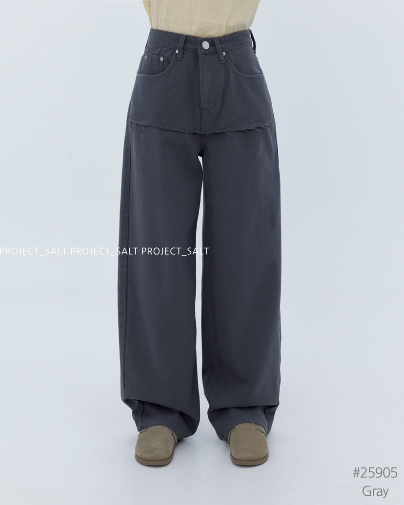 PROJECT SALT韓國直郵㊣女裝新品休閑牛仔褲PROJECTSALT牛仔褲