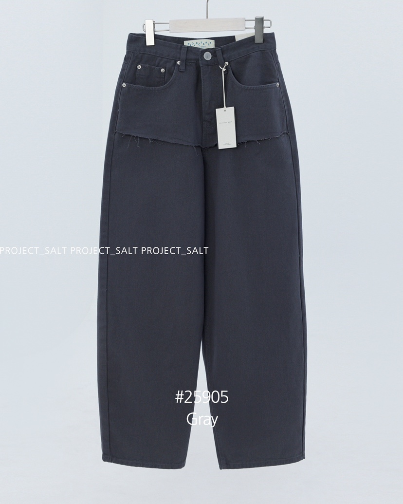 PROJECT SALT韓國直郵㊣女裝新品休閑牛仔褲PROJECTSALT牛仔褲圖色2