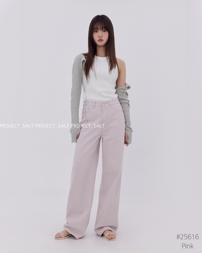 PROJECT SALT(此品牌名稱會遭售假投訴,建議淘寶店鋪商品名稱中不要使用)直郵韓國代購㊣女裝新款休閑牛仔褲PROJECTSALT牛仔褲