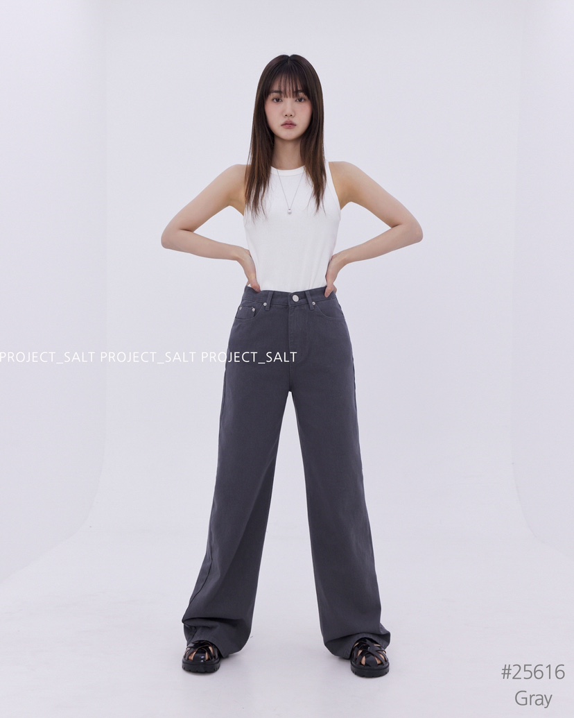 PROJECT SALT(此品牌名稱會遭售假投訴,建議淘寶店鋪商品名稱中不要使用)直郵韓國代購㊣女裝新款休閑牛仔褲PROJECTSALT牛仔褲