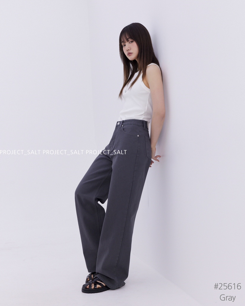 PROJECT SALT(此品牌名稱會遭售假投訴,建議淘寶店鋪商品名稱中不要使用)直郵韓國代購㊣女裝新款休閑牛仔褲PROJECTSALT牛仔褲