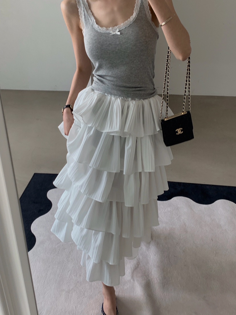 VERANDA韓國直郵㊣東大門實拍女裝新品時尚職業吊帶背心蕾絲VERANDA吊帶/背心