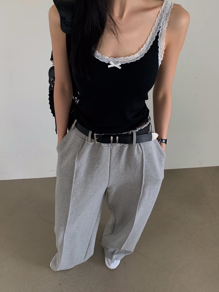 VERANDA韓國直郵㊣東大門實拍女裝新品時尚職業吊帶背心蕾絲VERANDA吊帶/背心