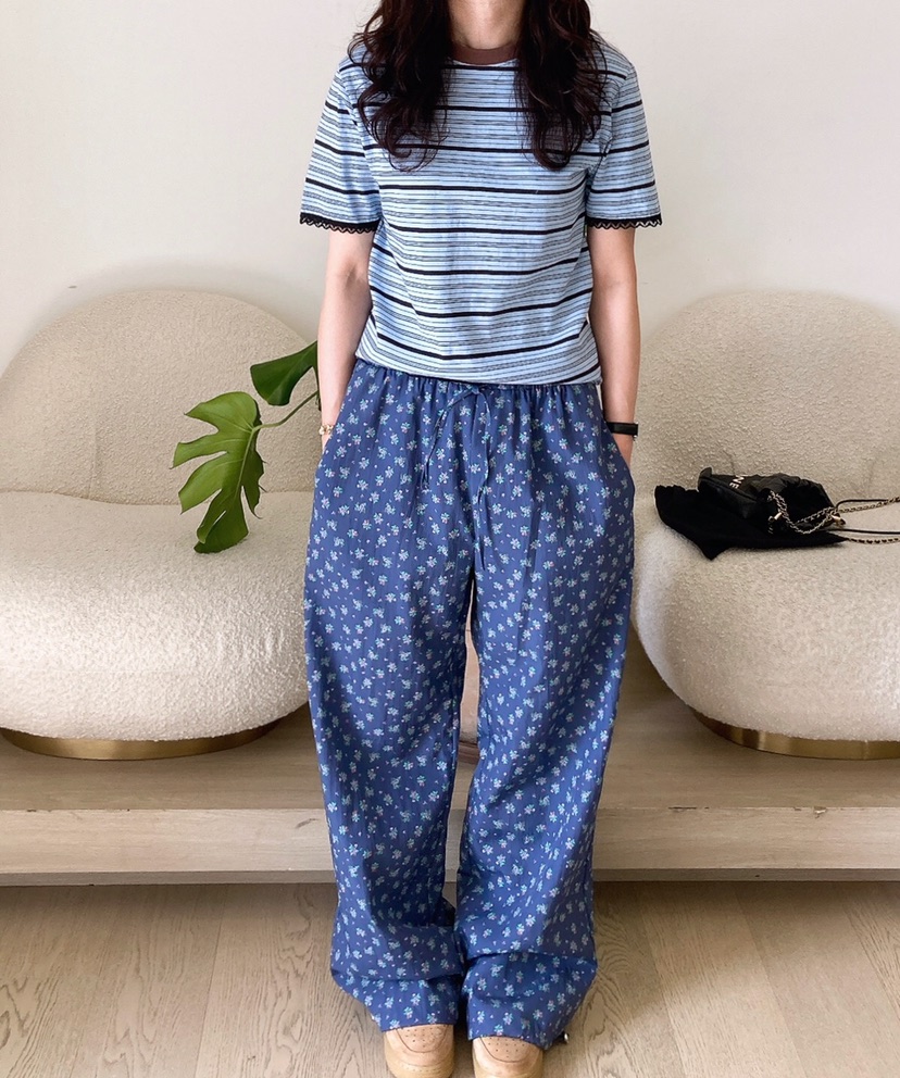 HANNA-A直郵韓國代購㊣女裝新款時尚休閑職業25春夏T恤蕾絲HANNAT恤