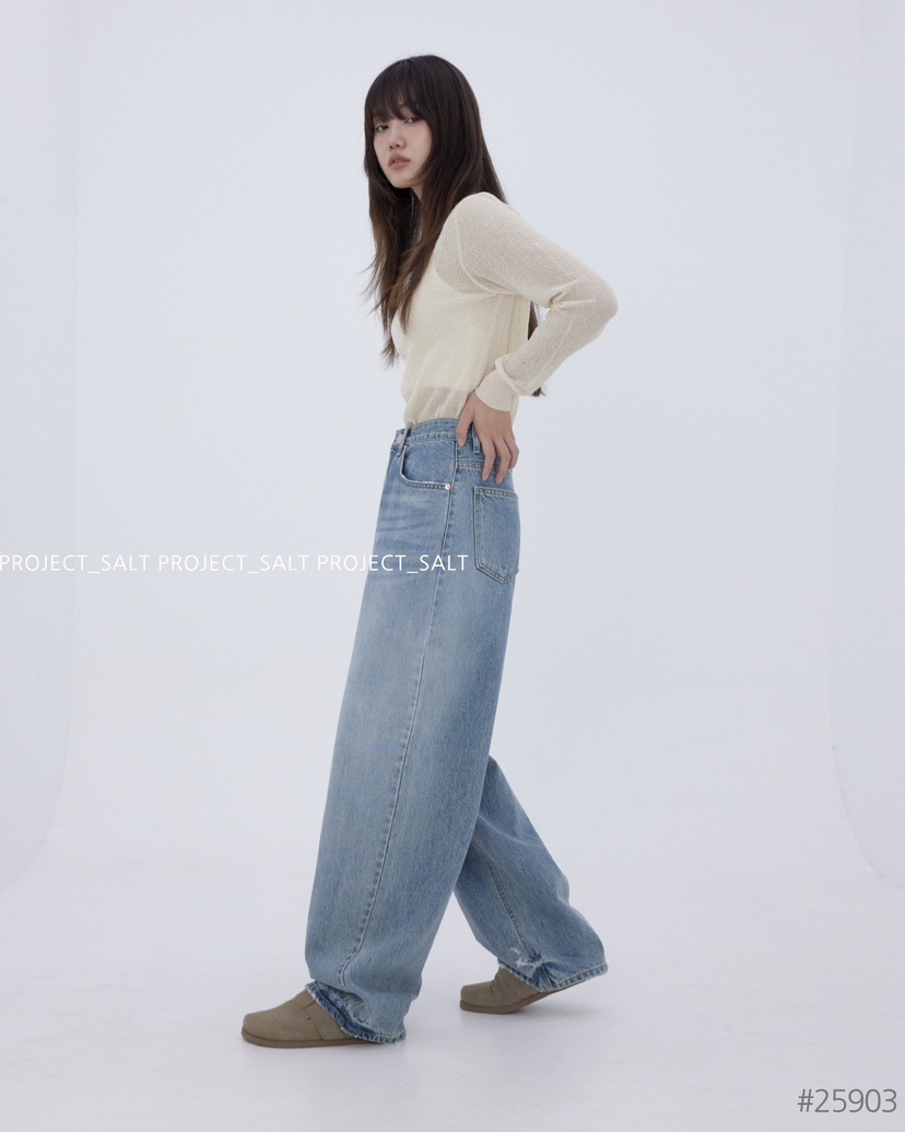 PROJECT SALT韓國直郵㊣女裝新款時尚牛仔褲PROJECTSALT牛仔褲