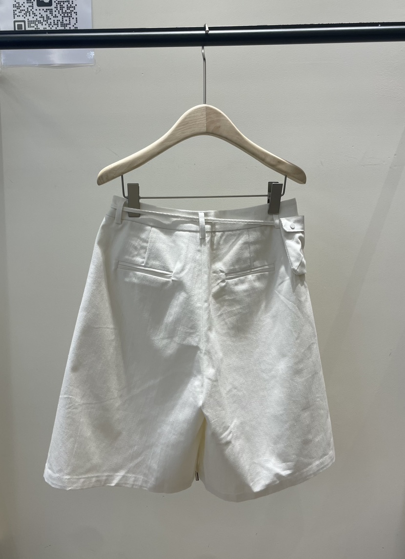 NEOUL韓國㊣直郵東大門代購女裝新品推薦25春夏短褲含腰繩口袋NEOUL/ahin雙領標簽短褲