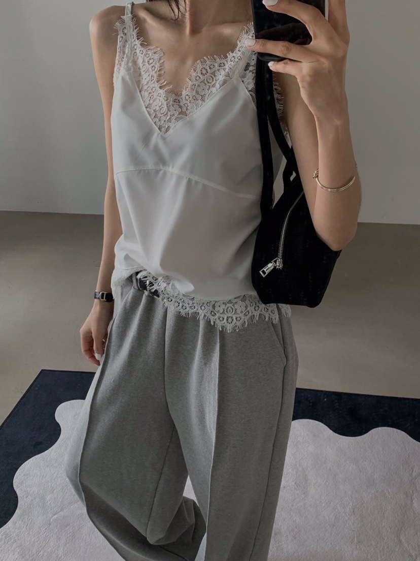 VERANDA直郵韓國代購㊣女裝新品職業休閑25春夏推薦吊帶背心VERANDA吊帶/背心