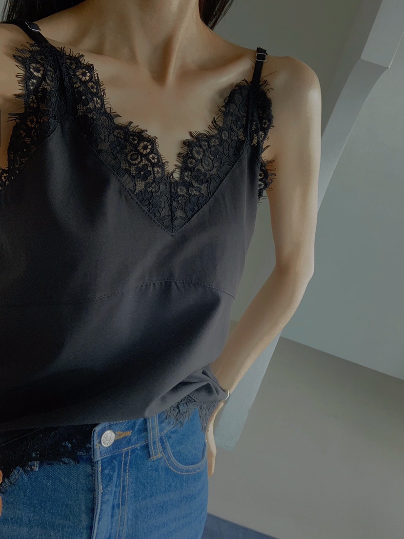 VERANDA直郵韓國代購㊣女裝新品職業休閑25春夏推薦吊帶背心VERANDA吊帶/背心