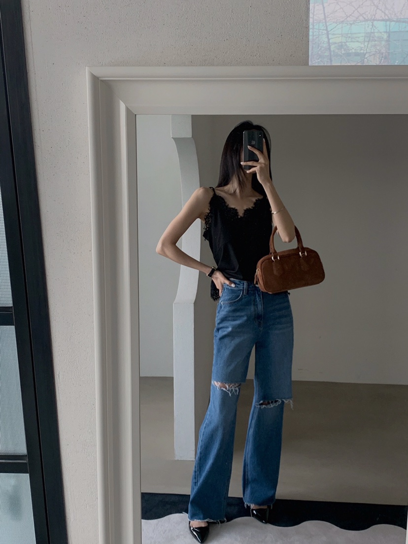 VERANDA直郵韓國代購㊣女裝新品職業休閑25春夏推薦吊帶背心VERANDA吊帶/背心