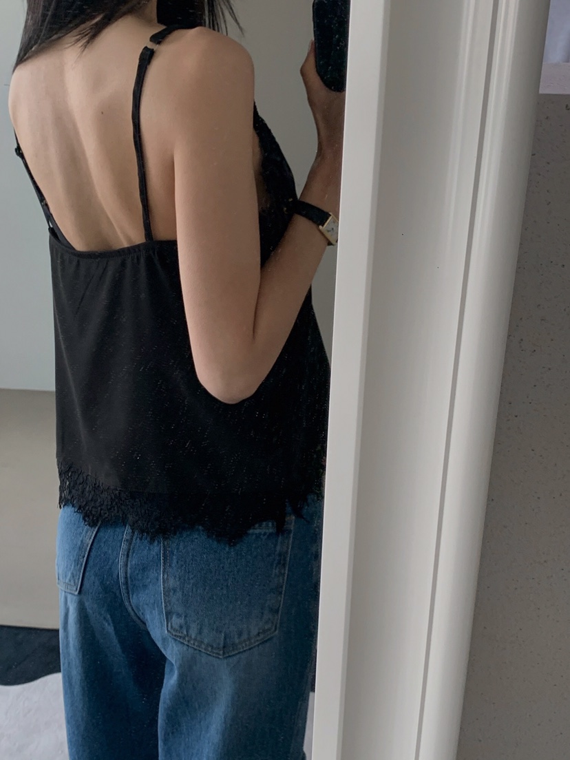 VERANDA直郵韓國代購㊣女裝新品職業休閑25春夏推薦吊帶背心VERANDA吊帶/背心