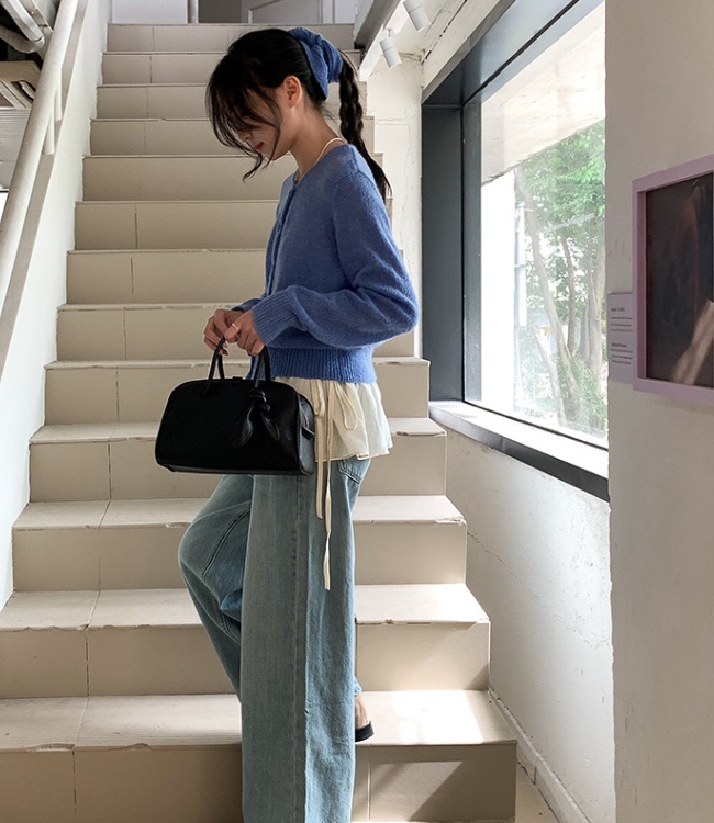 POSH BLUE直郵韓國代購㊣女裝新款人氣時尚推薦手提包緊身POSH BLUE手提包