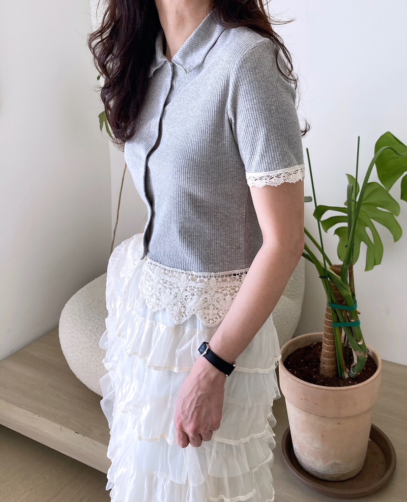 HANNA-A韓國直郵㊣東大門實拍女裝新品25春夏休閑熱賣針織衫HANNA針織衫