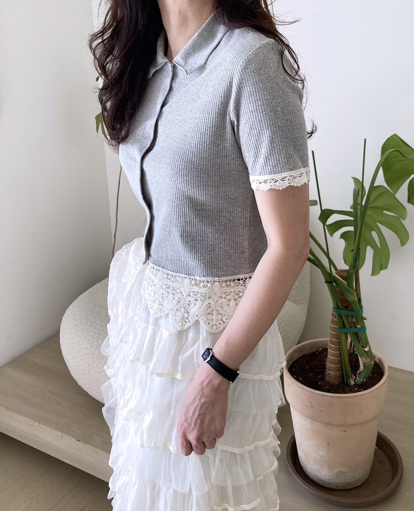 HANNA-A韓國直郵㊣東大門實拍女裝新品25春夏休閑熱賣針織衫HANNA針織衫