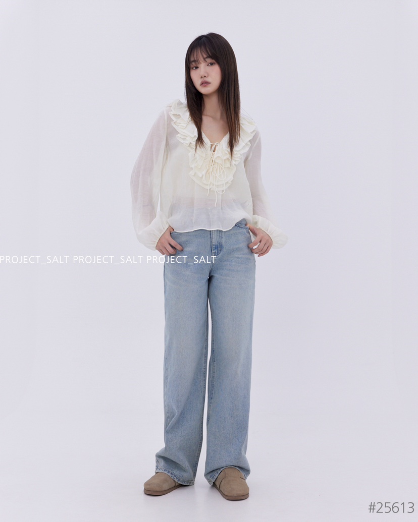PROJECT SALT(此品牌名稱會遭售假投訴,建議淘寶店鋪商品名稱中不要使用)韓國直郵㊣女裝新品25春夏牛仔褲PROJECTSALT牛仔褲