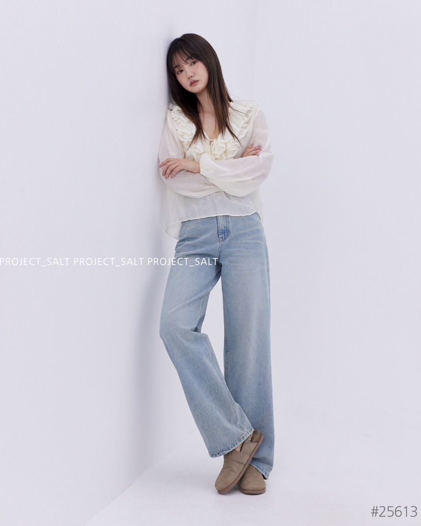 PROJECT SALT(此品牌名稱會遭售假投訴,建議淘寶店鋪商品名稱中不要使用)韓國直郵㊣女裝新品25春夏牛仔褲PROJECTSALT牛仔褲