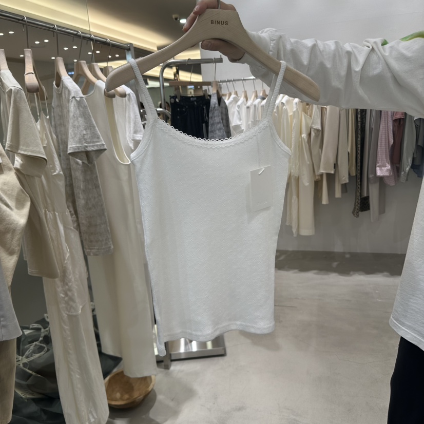 BINUS直郵韓國代購㊣女裝新品休閑人氣時尚熱賣25春夏吊帶背心BINUS吊帶/背心