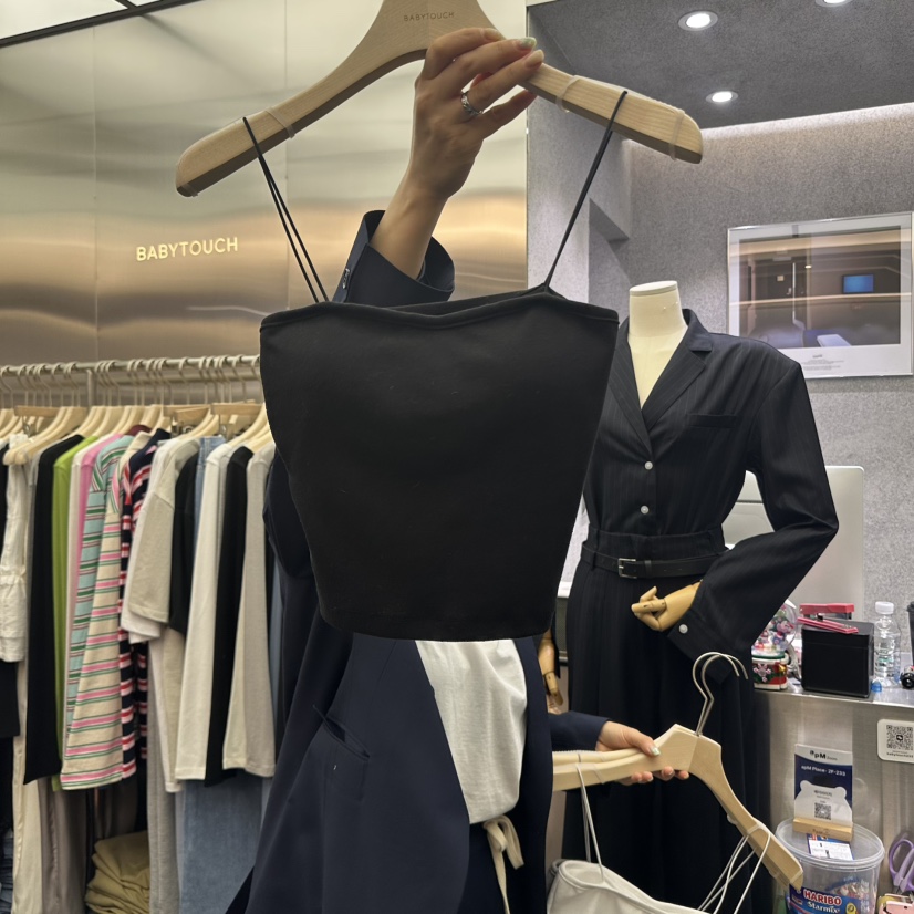 BABYTOUCH韓國㊣直郵東大門代購女裝新品推薦時尚人氣吊帶背心BABYTOUCH吊帶/背心圖色3