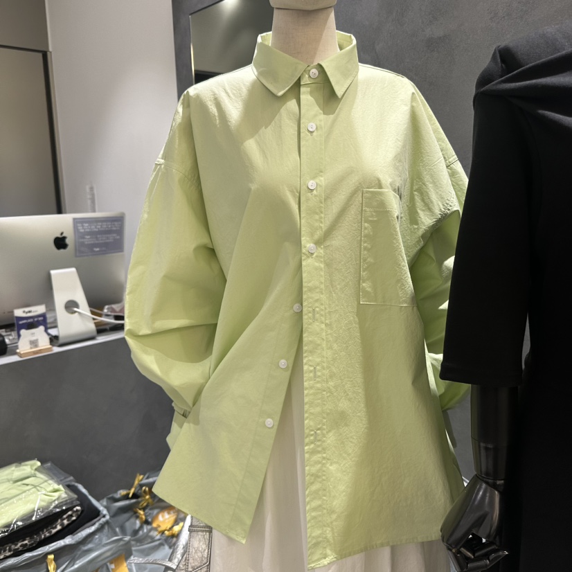 OPEN韓國直郵㊣東大門實拍女裝新品休閑熱賣推薦襯衫蕾絲衫OPEN襯衫/蕾絲衫