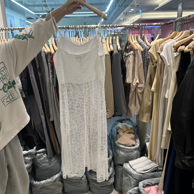 HONG.U韓國直郵㊣東大門實拍女裝新款職業休閑25春夏連衣裙HONG.U連衣裙