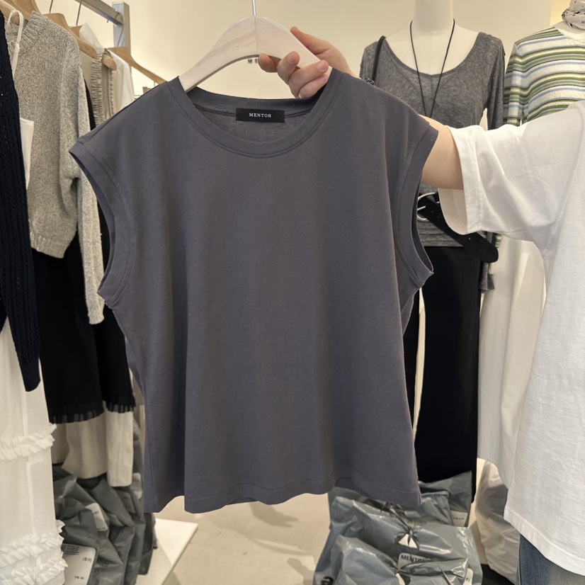 MENTOR韓國直郵㊣女裝新款休閑人氣25春夏時尚熱賣吊帶背心MENTOR吊帶/背心圖色2