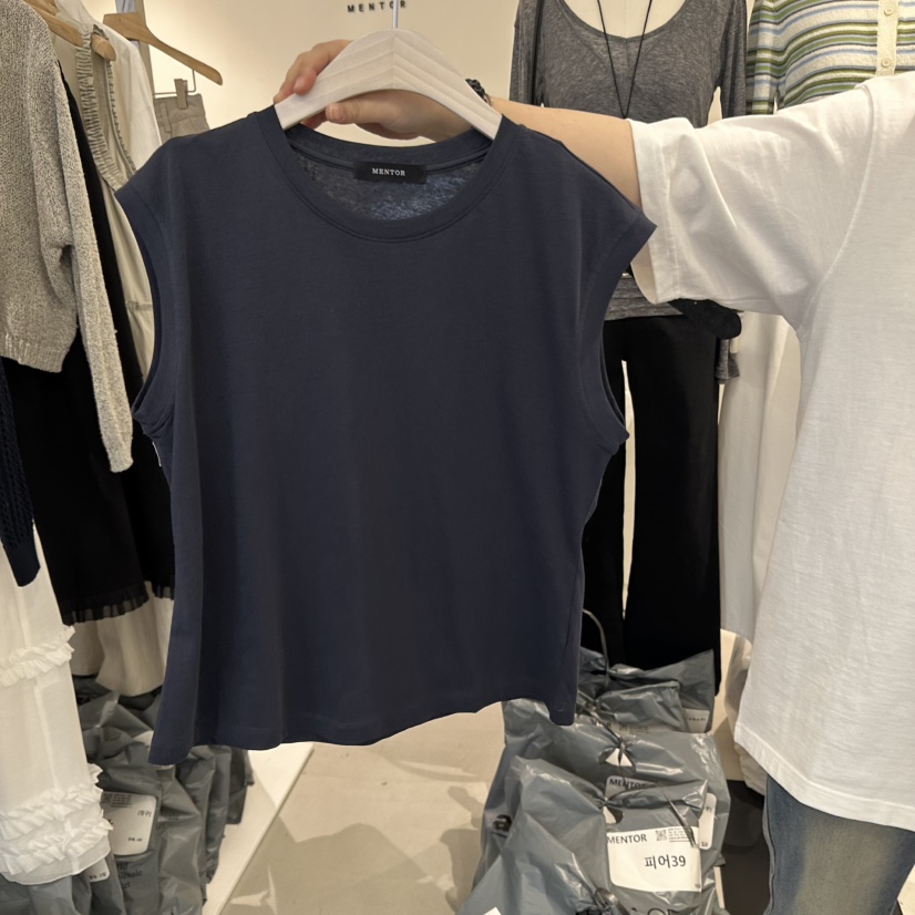 MENTOR韓國直郵㊣女裝新款休閑人氣25春夏時尚熱賣吊帶背心MENTOR吊帶/背心圖色5