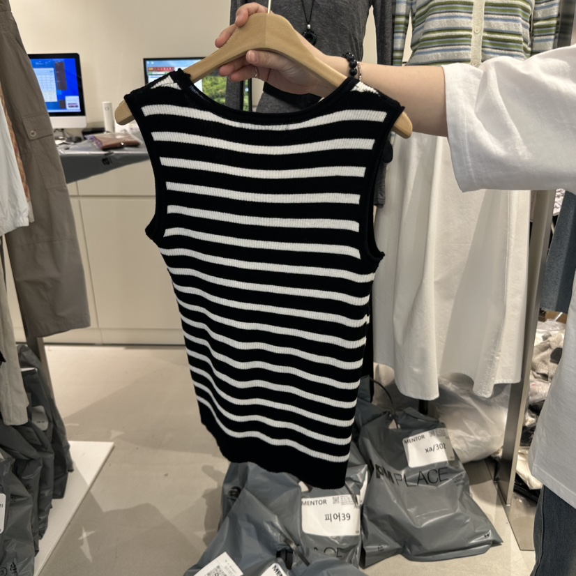 MENTOR韓國直郵㊣東大門實拍女裝新款熱賣推薦職業吊帶背心MENTOR吊帶/背心