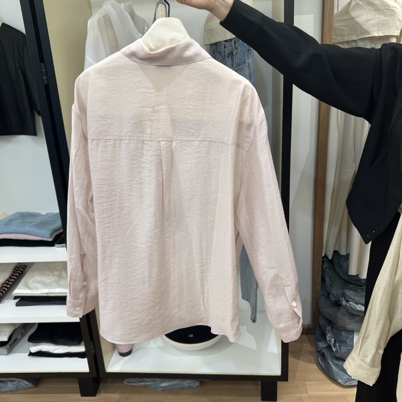 MUYBIEN韓國直郵㊣女裝新品職業25春夏時尚熱賣推薦襯衫蕾絲衫MUYBIEN襯衫/蕾絲衫