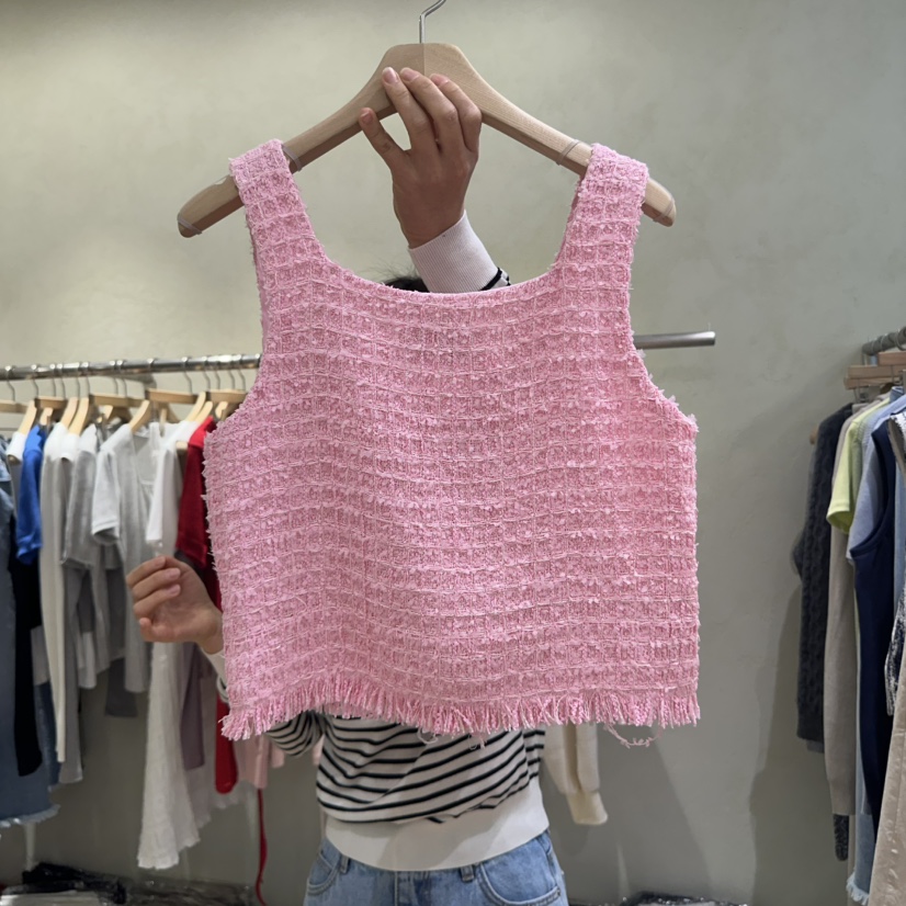 BUTTER-P韓國㊣直郵東大門代購女裝新品休閑25春夏職業馬甲BUTTER-P馬甲