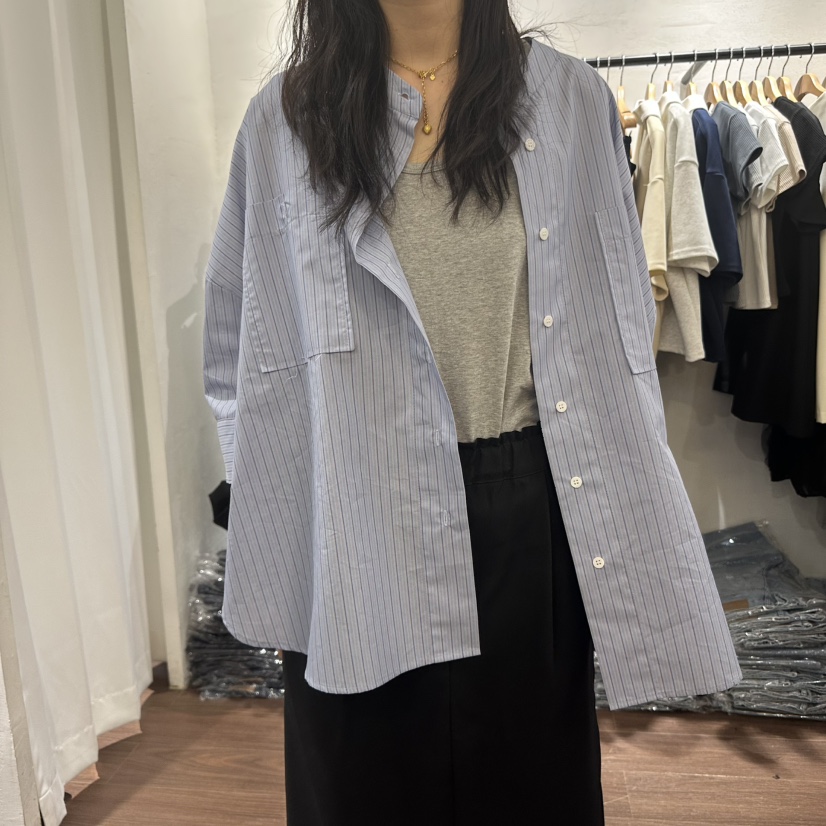 EPIC-S韓國直郵㊣東大門實拍女裝新款休閑推薦熱賣襯衫蕾絲衫EPIC-S襯衫/蕾絲衫圖色3
