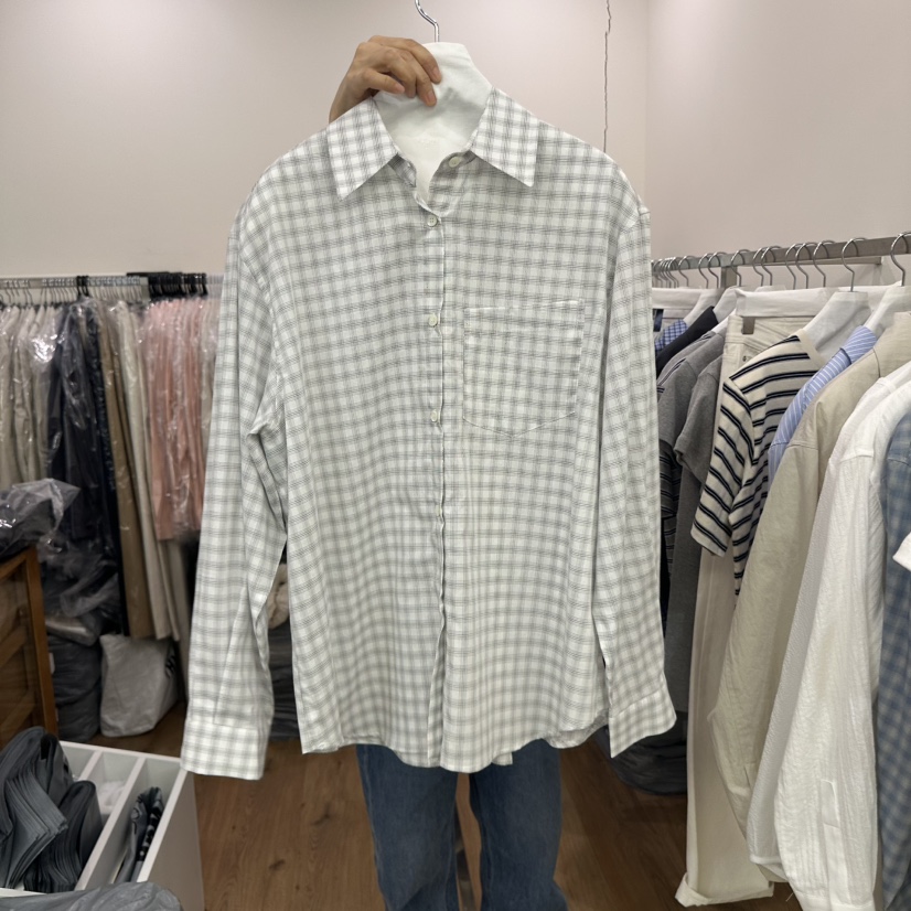 AGO直郵韓國代購㊣女裝新品職業時尚休閑推薦熱賣襯衫蕾絲衫AGO襯衫/蕾絲衫圖色2