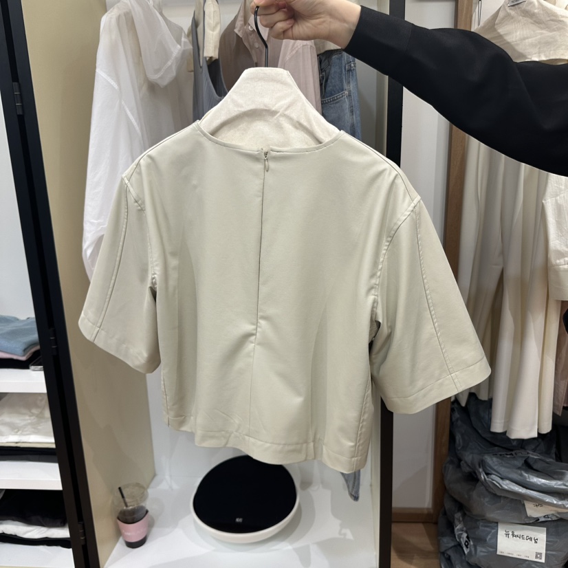 MUYBIEN韓國直郵㊣女裝新品25春夏推薦休閑人氣熱賣T恤皮革MUYBIENT恤
