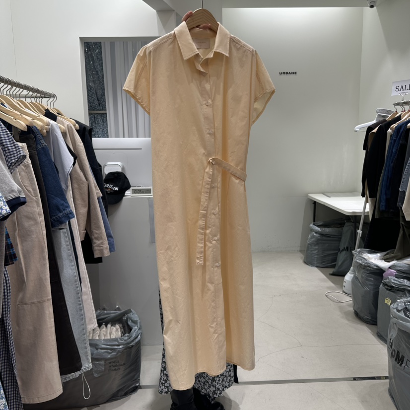 URBANE-P韓國直郵㊣女裝新品熱賣職業休閑25春夏連衣裙格紋長款URBANE-P連衣裙圖色3