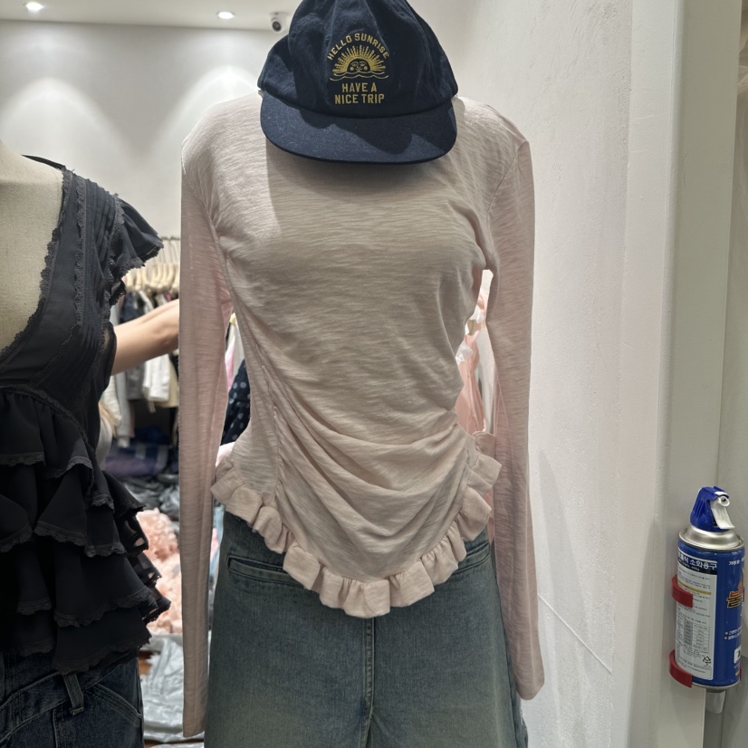 BERTHA直郵韓國代購㊣女裝新款職業熱賣推薦休閑時尚長袖T恤BERTHA長袖T恤圖色4