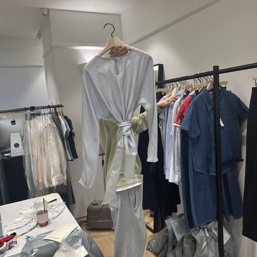 aube nunt韓國㊣直郵東大門代購女裝新款職業休閑襯衫蕾絲衫aube nunt襯衫/蕾絲衫